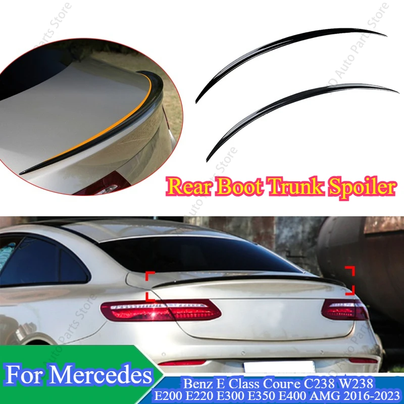 

Задний спойлер для багажника Mercedes-Benz E-Class Coupe C238 W238 E200 E220 E300 E350 E400 AMG 2016-2023, тюнинг-сплиттер