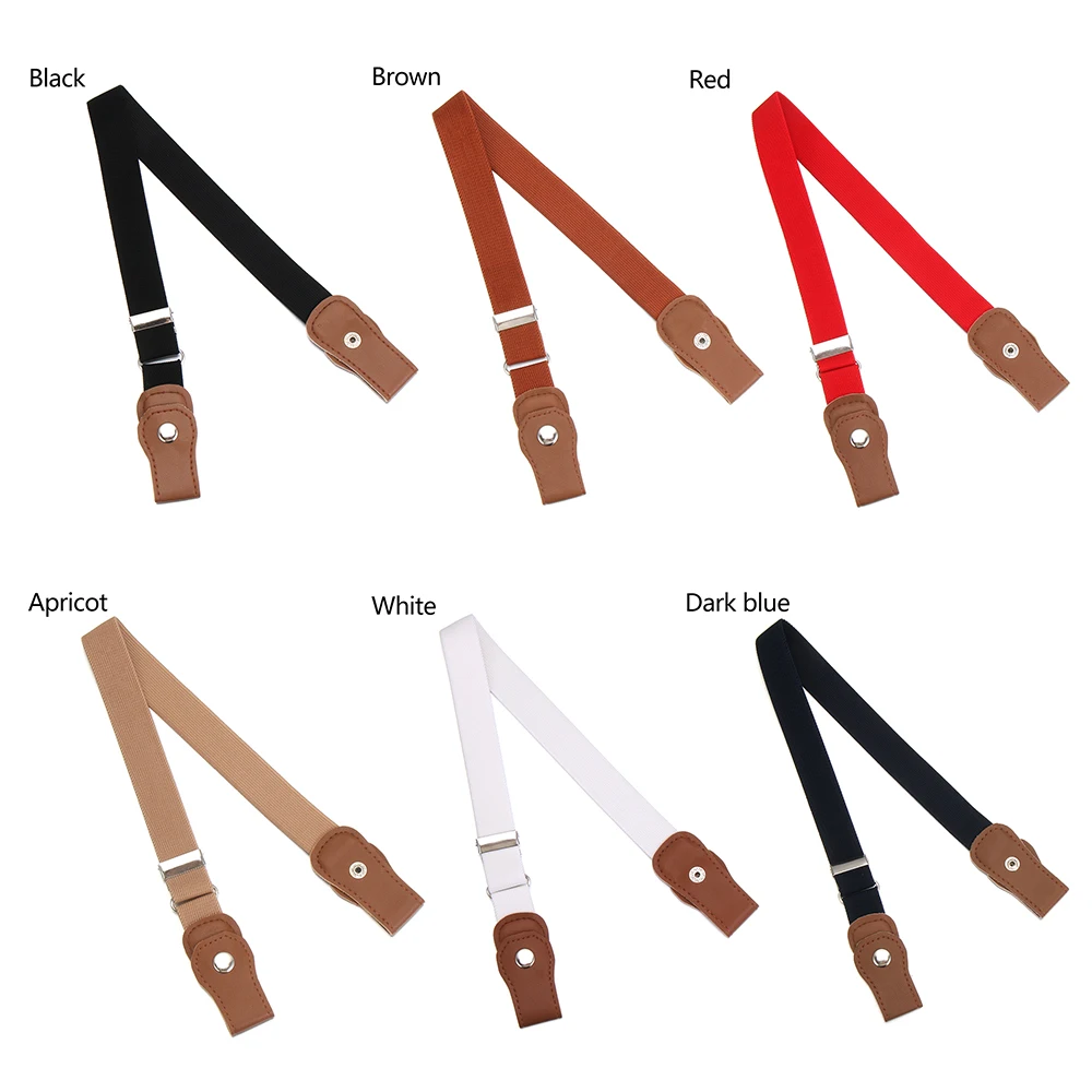 ปรับเด็กชายและเด็กหญิงยืดผ้าใบยืดเข็มขัดเอวเข็มขัดเด็กเข็มขัดหัวเข็มขัดฟรีเข็มขัด