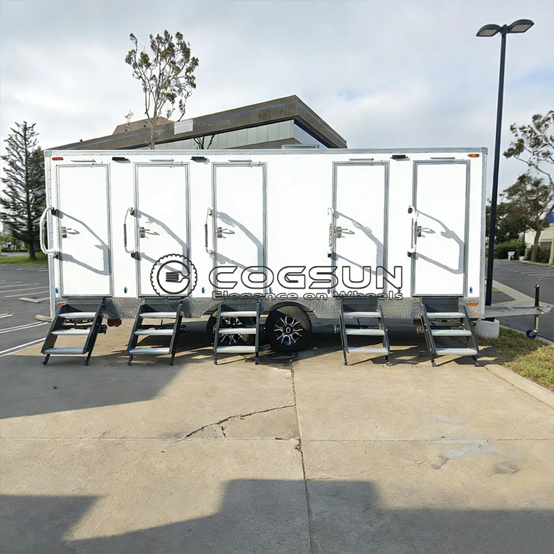 

Cogsun: Самый продаваемый умный туалетный прицеп, портативный роскошный общественный туалетный прицеп, мобильный санузел на колесах, индивидуальный дизайн