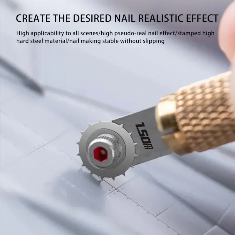 New Hobby Model Zimmerit Mark Tool Tank Model Anti-magnetic Maker Texture Making Tool for Tank Armor Manual Hole Opening Tools