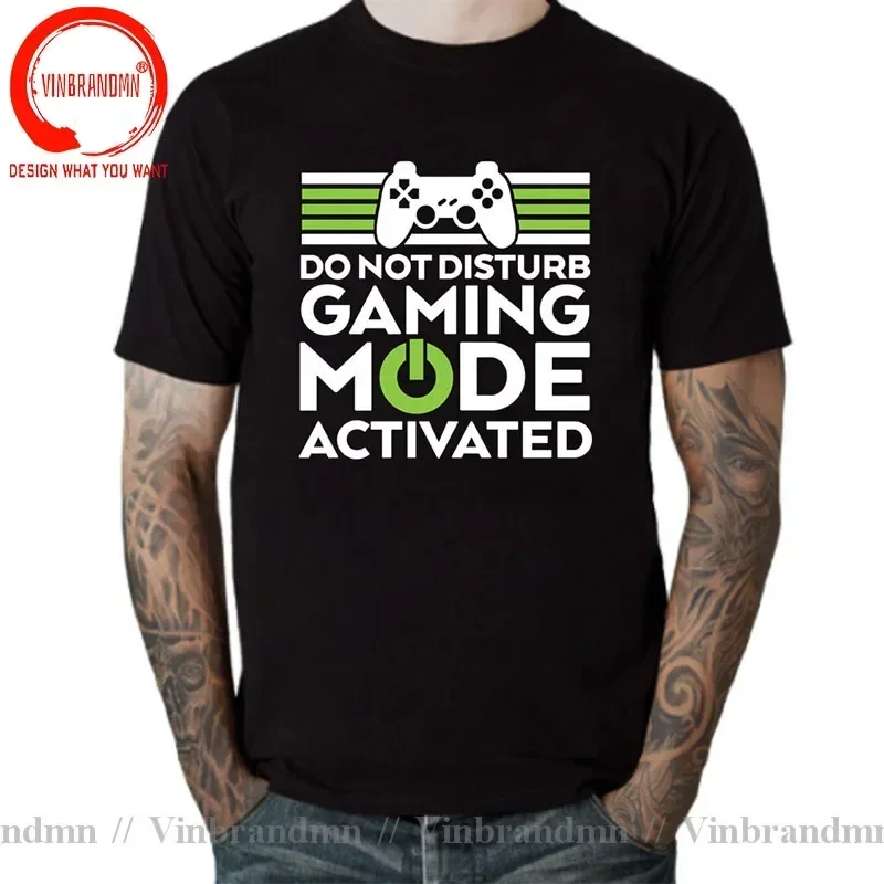 Funny Graphic Tee Collection Gaming Mode Activated T-Shirt Humor Design Casual Wear Geek Gamer Style Unique Gift Idea T-Shirt