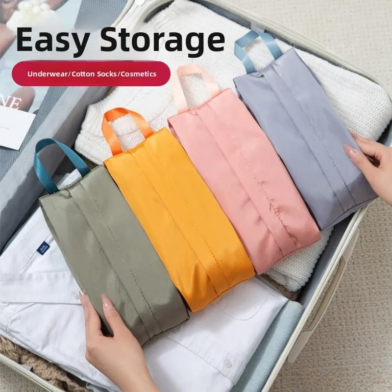 

Travel Underwear Sos Storage Bag Organizer Handheld Portable Waterproof Lage Bag Canvas Material Storage Accory