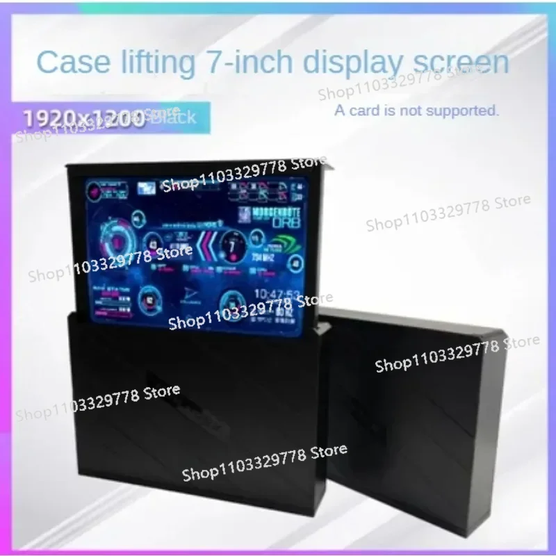 7 Inch 1920*1200 Chassis Electric Automatic Lifter Display Computer Secondary Screen Aida64