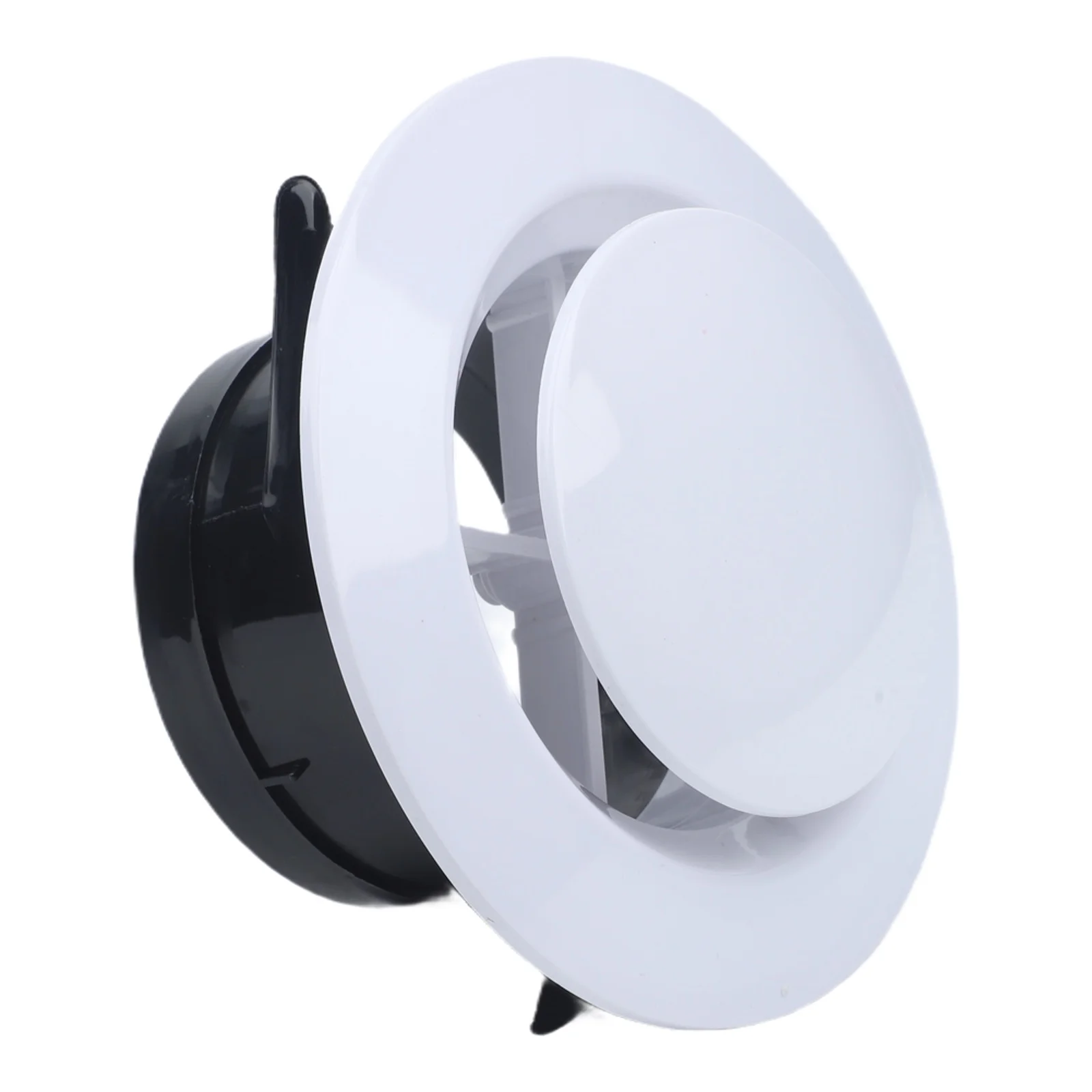 Circular ABS Ventilation Outlet Featuring Adjustable Louvers for Customizable Air Direction in HVAC Ducted Ventilation Systems