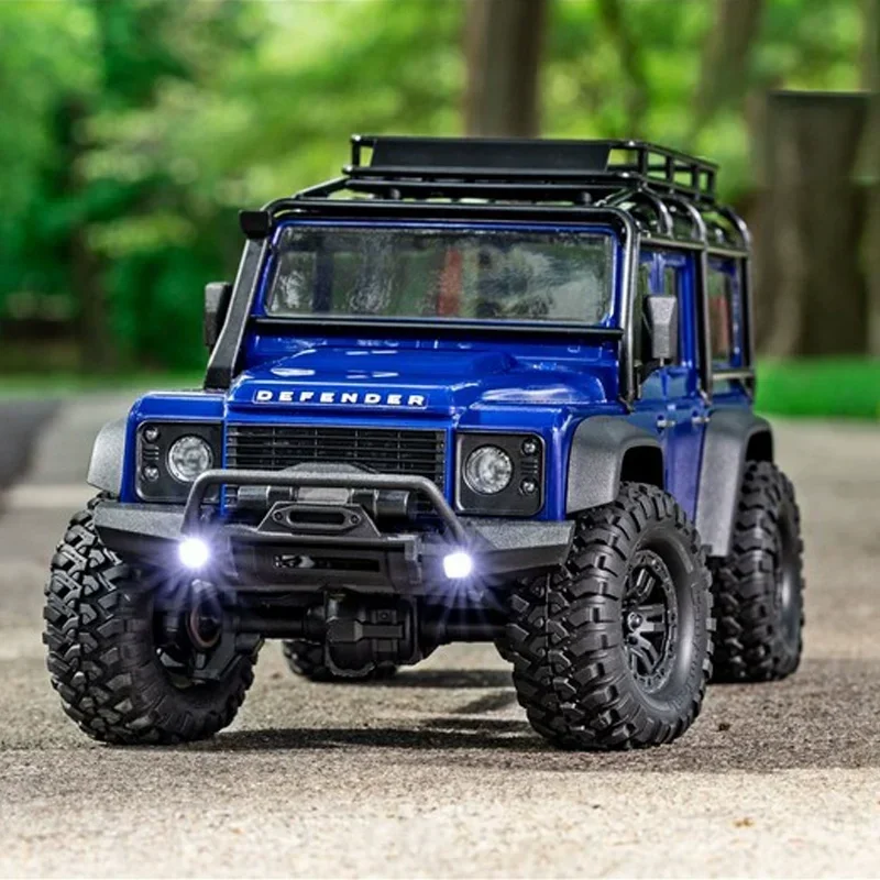 Traxxas TRX4M 1/18 Mini RC 4WD samochód Land Rover Lima zdalnie sterowany elektryczny pojazd wspinaczkowy samochód terenowy 97054-1 zabawki chłopięce