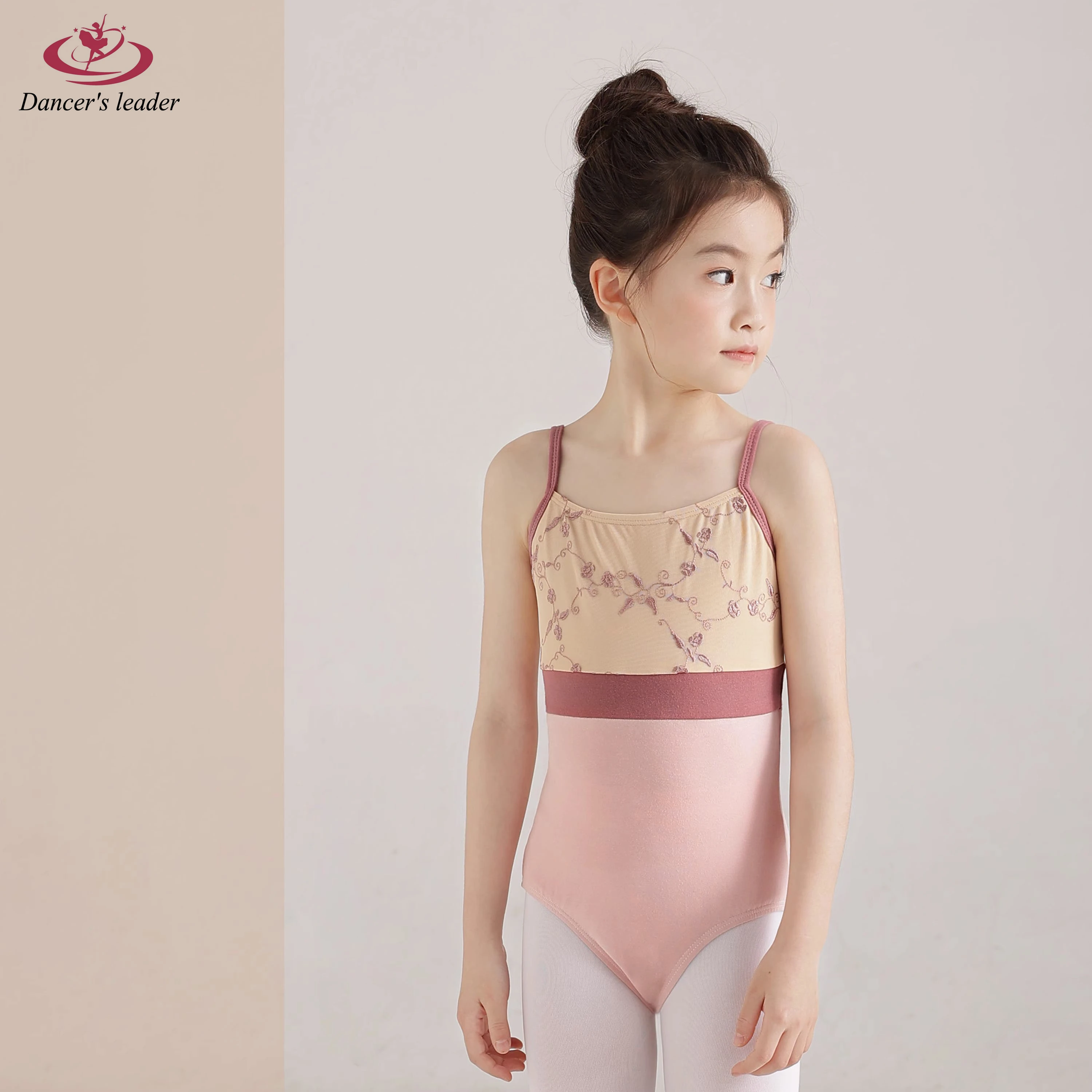 Costume de ballet justaucorps pour filles, broderie d'épissage, combinaison de chaudière, justaucorps pour filles, costume de yoga aérien AqPerformance