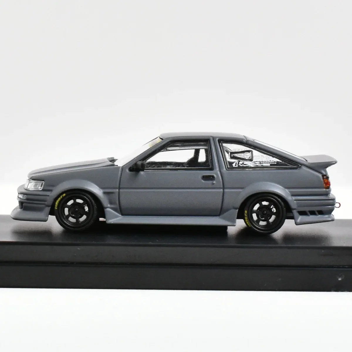 SW 1:64 RWB AE86 nero grigio pressofuso modello di auto giocattoli Diecast Diorama collezione di modelli di auto