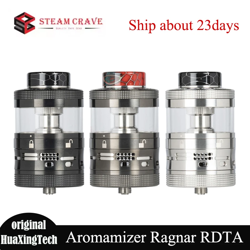 

Оригинальный распылитель Steam Crave Aromamizer Ragnar RDTA Vape, диаметр 35 мм, емкость 18 мл, капельный наконечник 810 для электронных сигарет MOD