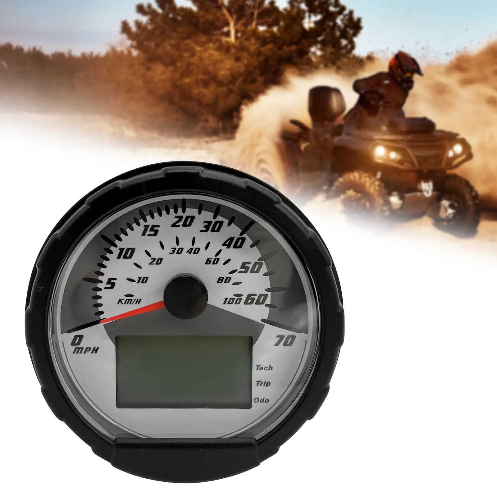 ATV Speedometer 3280431 3280528 Easy to Install Digital Display Multifunction Gauge Cluster for Sportsman 400