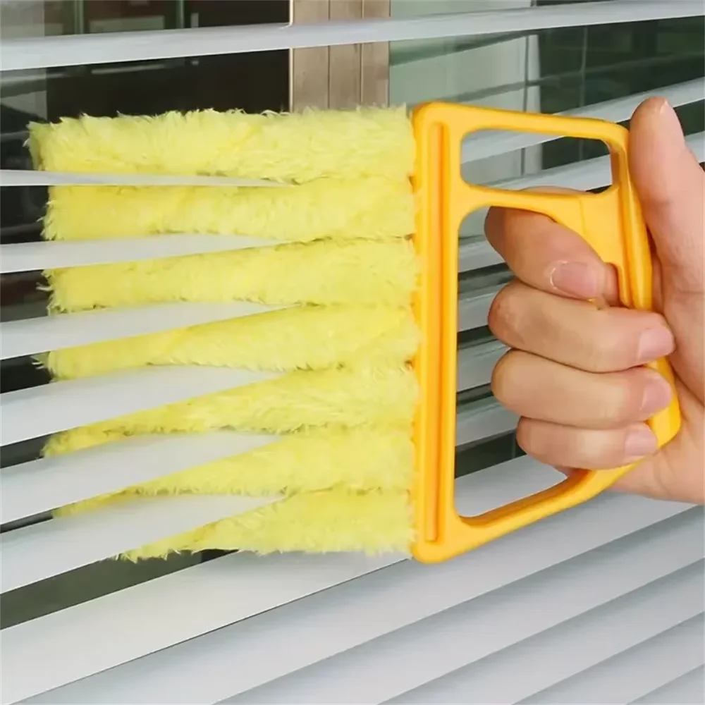 Jalousien Reinigungsbürste Handheld Mini Vorhangbürste Staubentferner Fenster Staubbürste Geeignet für Fenster Klimaanlage Staubwedel