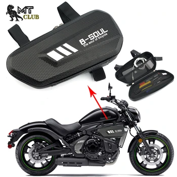 สําหรับ KAWASAKI Vulcan S 650 S650 EN650 VN650 VULCAN S 650cc รถจักรยานยนต์ CNC อุปกรณ์เสริมกันน้ําสามเหลี่ยมเครื่องมือกรอบด้านข้างกระเป๋า