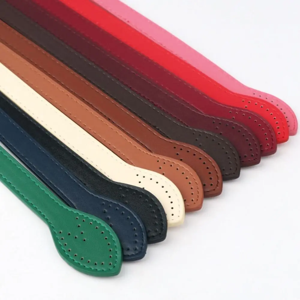 Alça de bolsa de couro pu 60cm, 2 peças, alça de bolsa de ombro, substituição de alças de cinto, faça você mesmo para mulheres, acessórios de bolsa artesanal