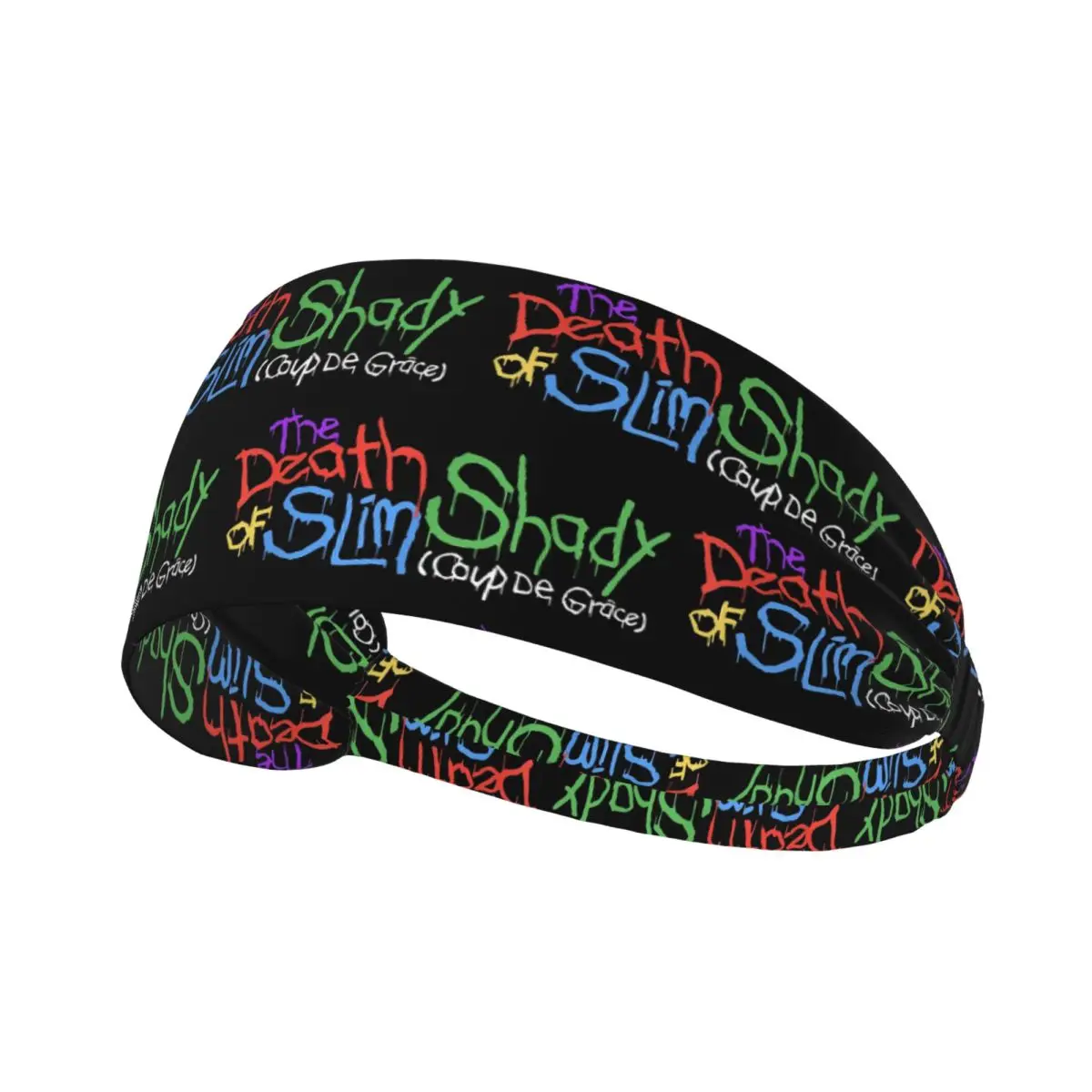 

The Death Of Slim Shady Eminem Men Women Headband Quick Drying Sports Sweatband for Gym Yoga Running