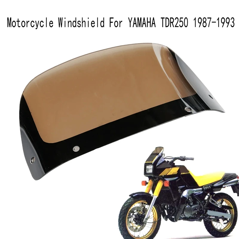 Motorcycle Windshield Front Spoiler Windscreen For YAMAHA TDR250 1987-1993 Accessories