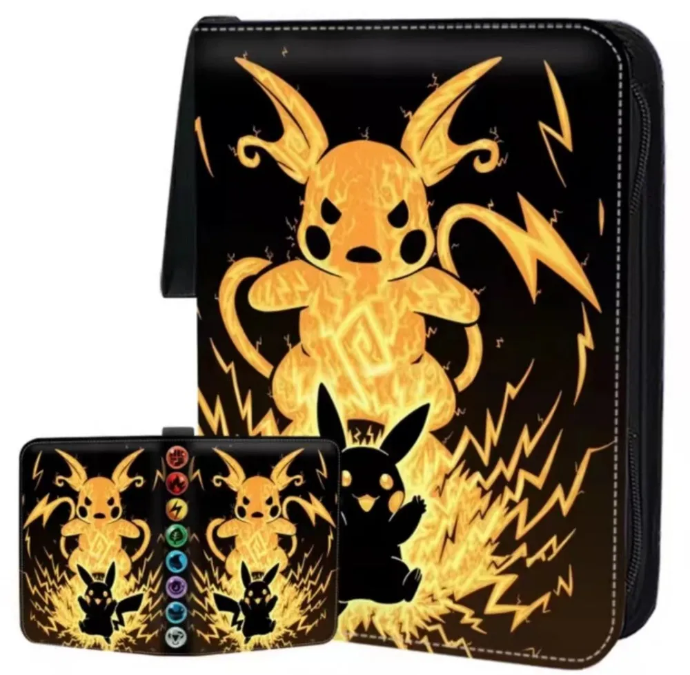 Binder Trading Card para Pokemon, Cart ão Cole ção Binder, Titular do Livro personalizado com 50mangas, 400 bolsos