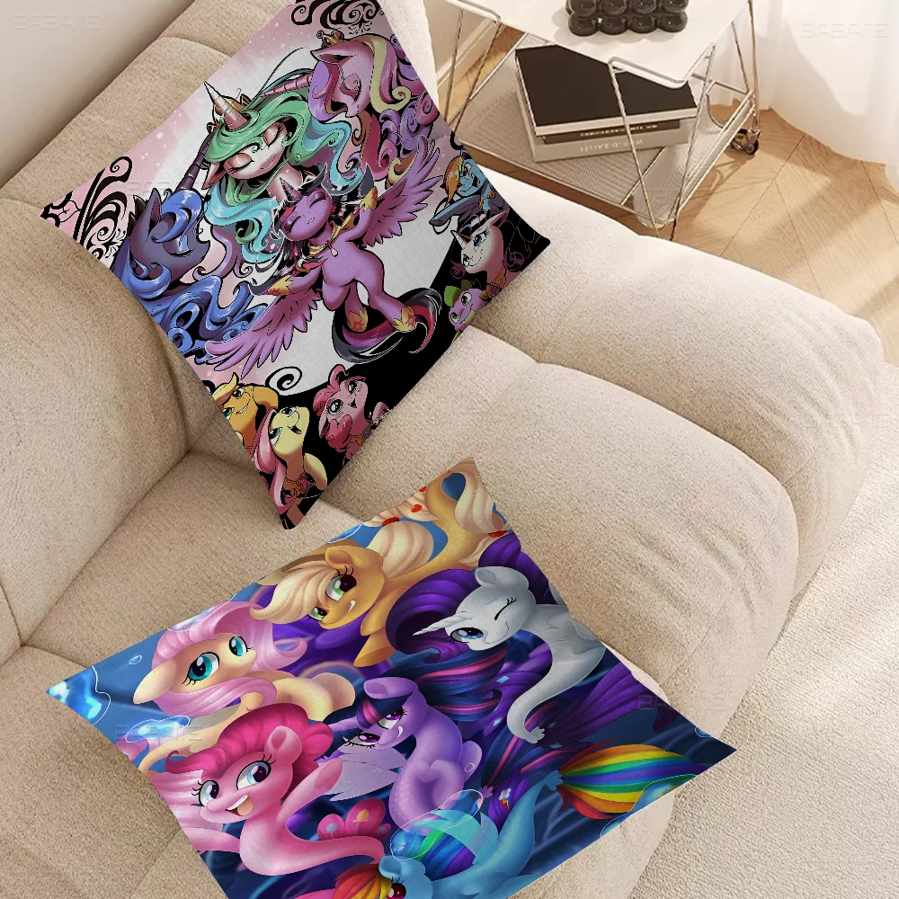 Animation M-My L-Little Pony Pillowcases Home Bedding Decorative Pillow Cover Wedding Super Soft Pillow Case