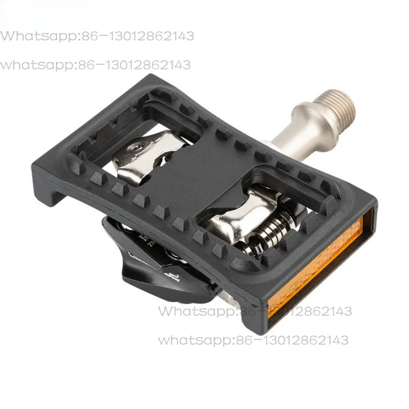 Bicycle Pedal Converter, Nylon Cleat Pedal Adapter Convert Clipless Pedals to Flat Pedals, Mountain Bike Cycling Accessories