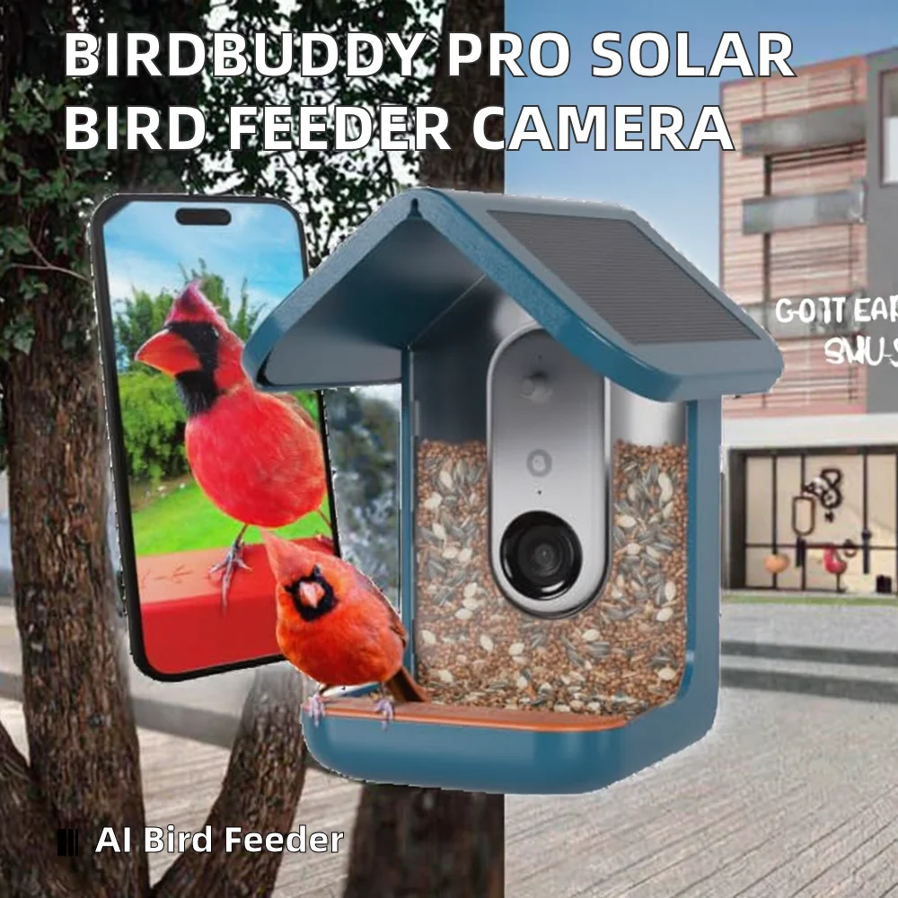 كاميرا ذكية لتغذية الطيور تعمل - مراجعة Smart Bird Feeder Camera وسعره