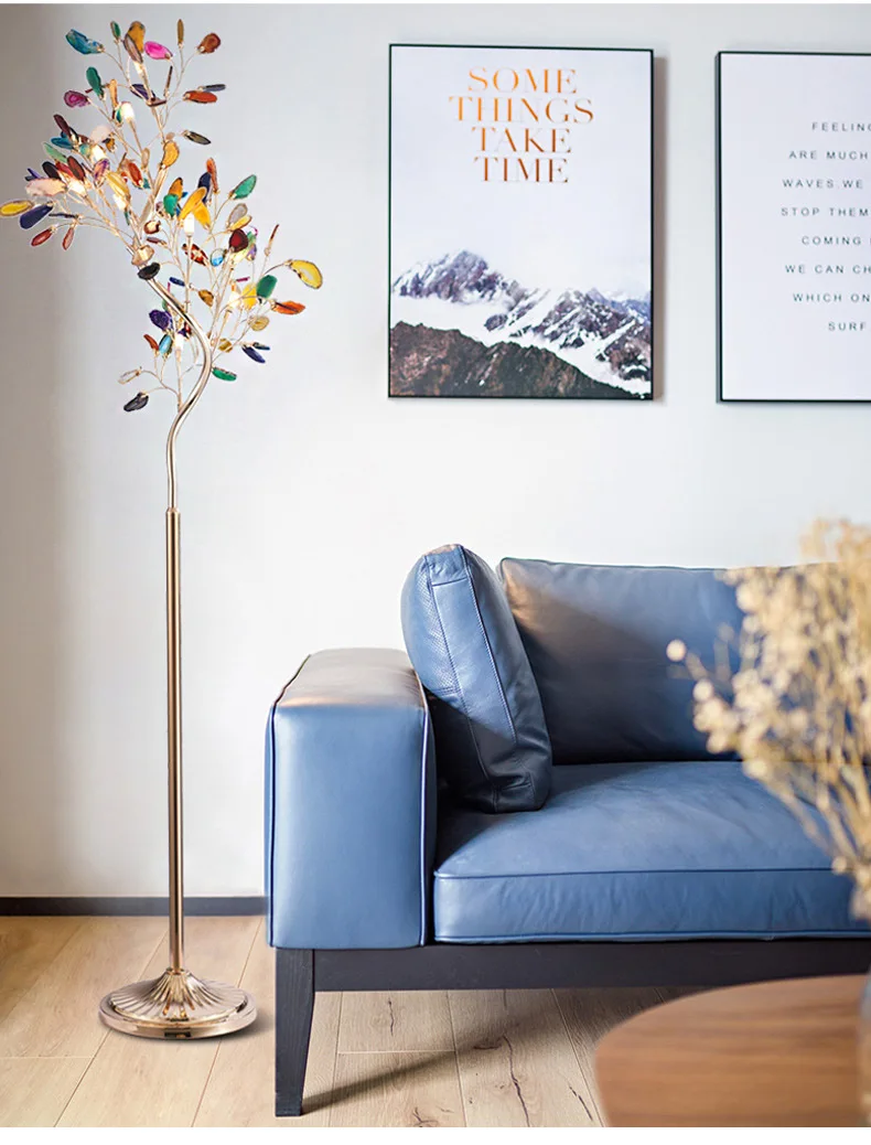 مصباح محطة غرفة النوم مصباح طاولة عمودي مصباح أريكة فندق فيلا