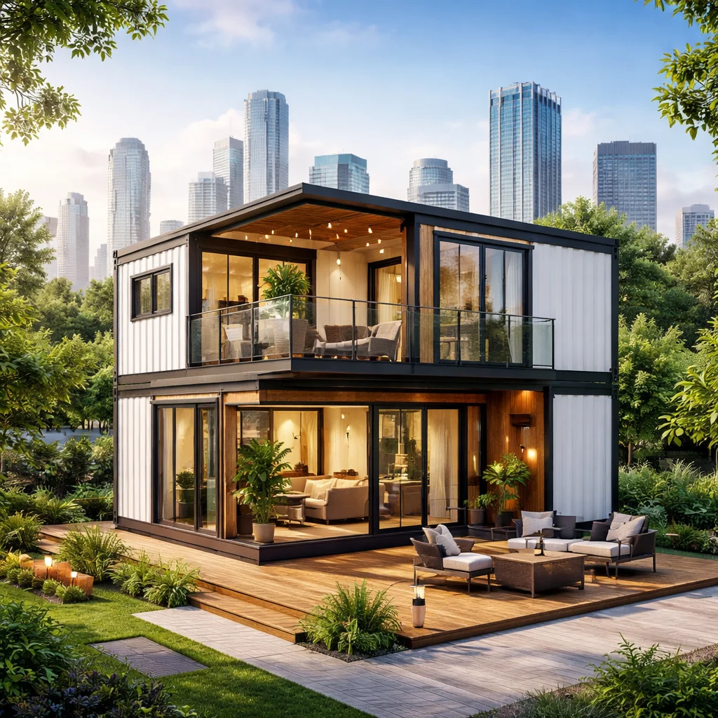 Elegant Portable Prefab Residence Quick Install Flexible Layout Worldwide Supply Energy Efficient Expandable Container House