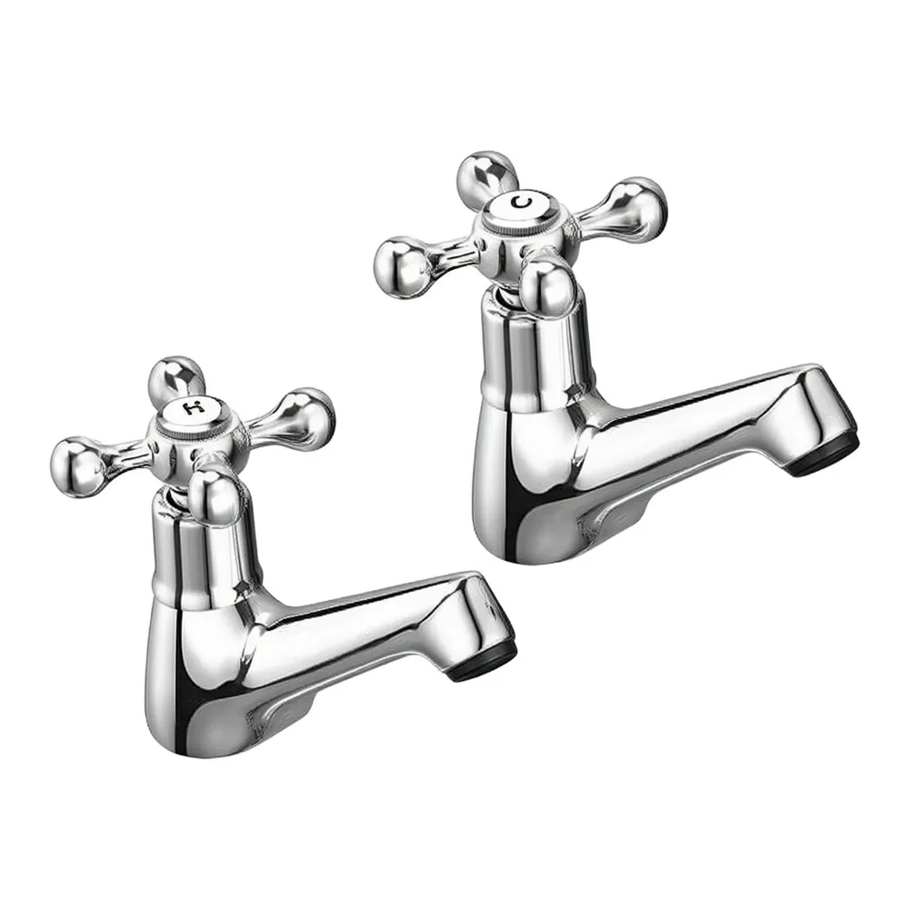 15*15*5cm Twin Bathroom Faucet Built-in Copper for Core Leak-resistant Design Ergonomic Lever For Daily Washing Routine