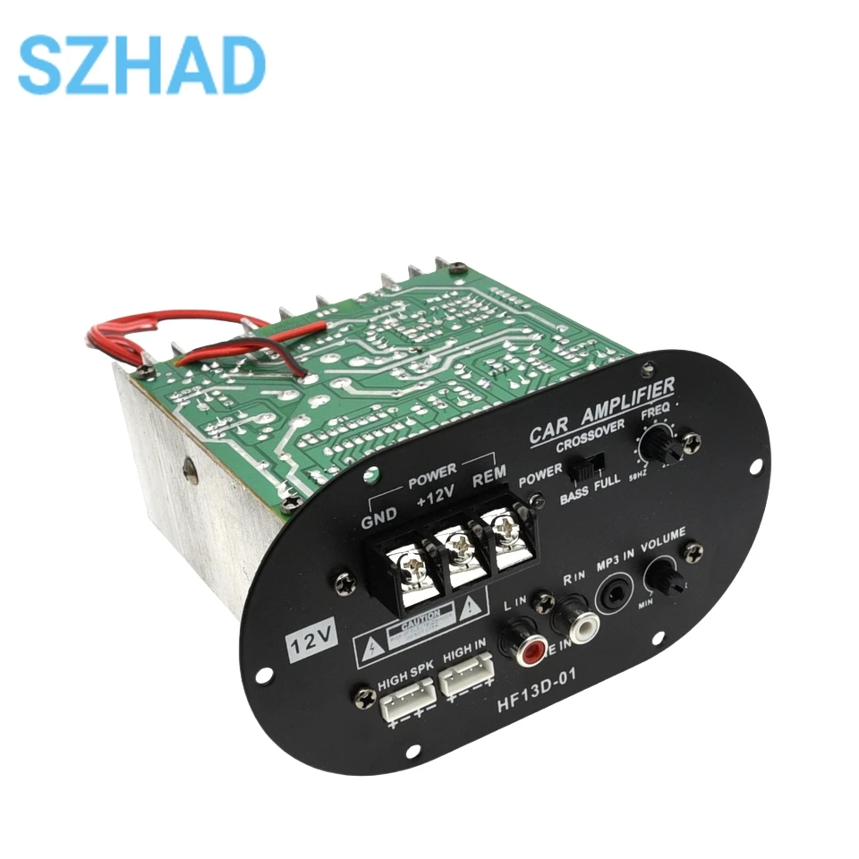 500W Round 12V Without Card 120W Full Tone / Pure Bass Power Amplifier Board Tube 8 Inch Subwoofer Core