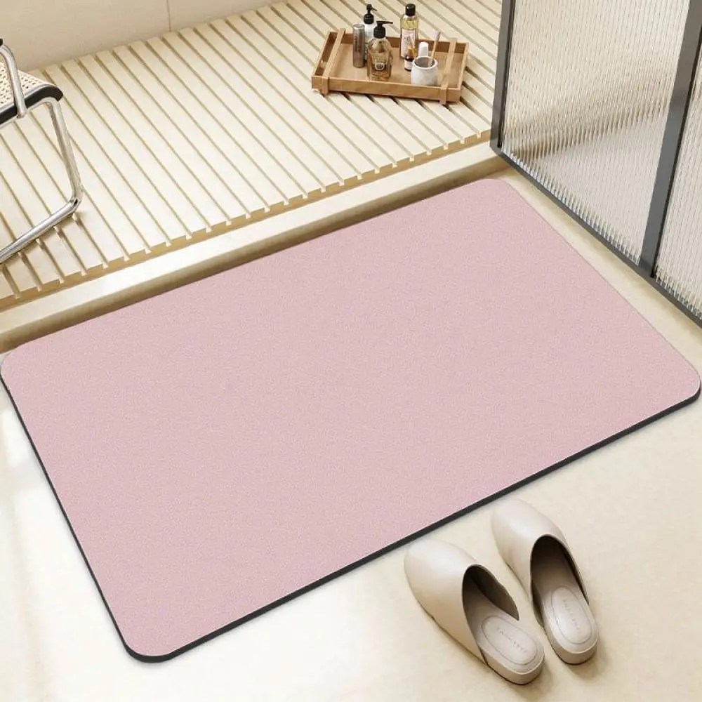 Absorbent Bath Rug Diatom Mud Non Slip Floor Mat Quick Drying Modern Minimalist Carpet Shower Room Water Absorption