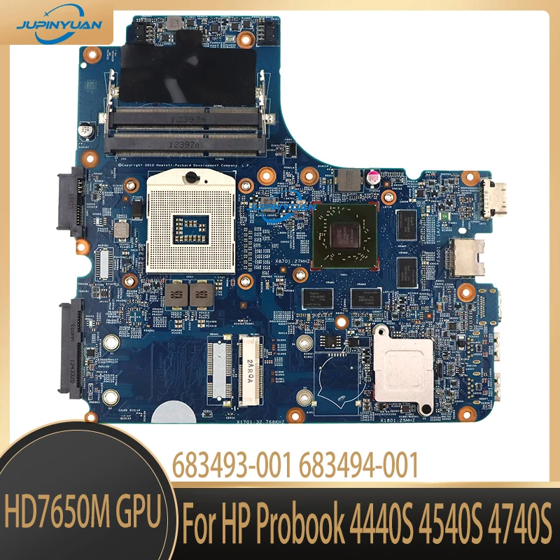 

683493-001 683494-001 Mainboard For HP Probook 4440S 4540S 4740S Laptop Motherboard 11243-1 With HD7650M GPU 100% Fully Tested