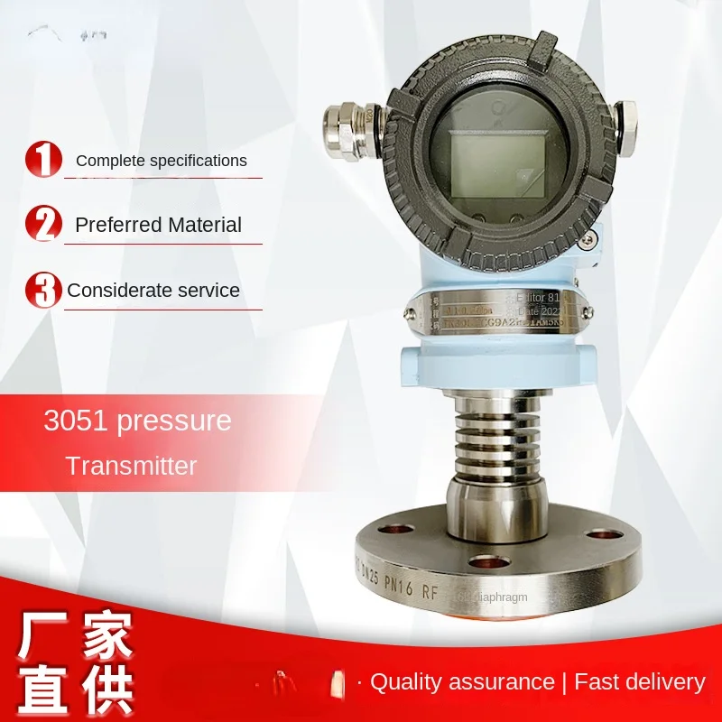 Differential Pressure Transmitter Liquid Level Measurement Field Display Signal Remote Transmission Pressure Transmitter