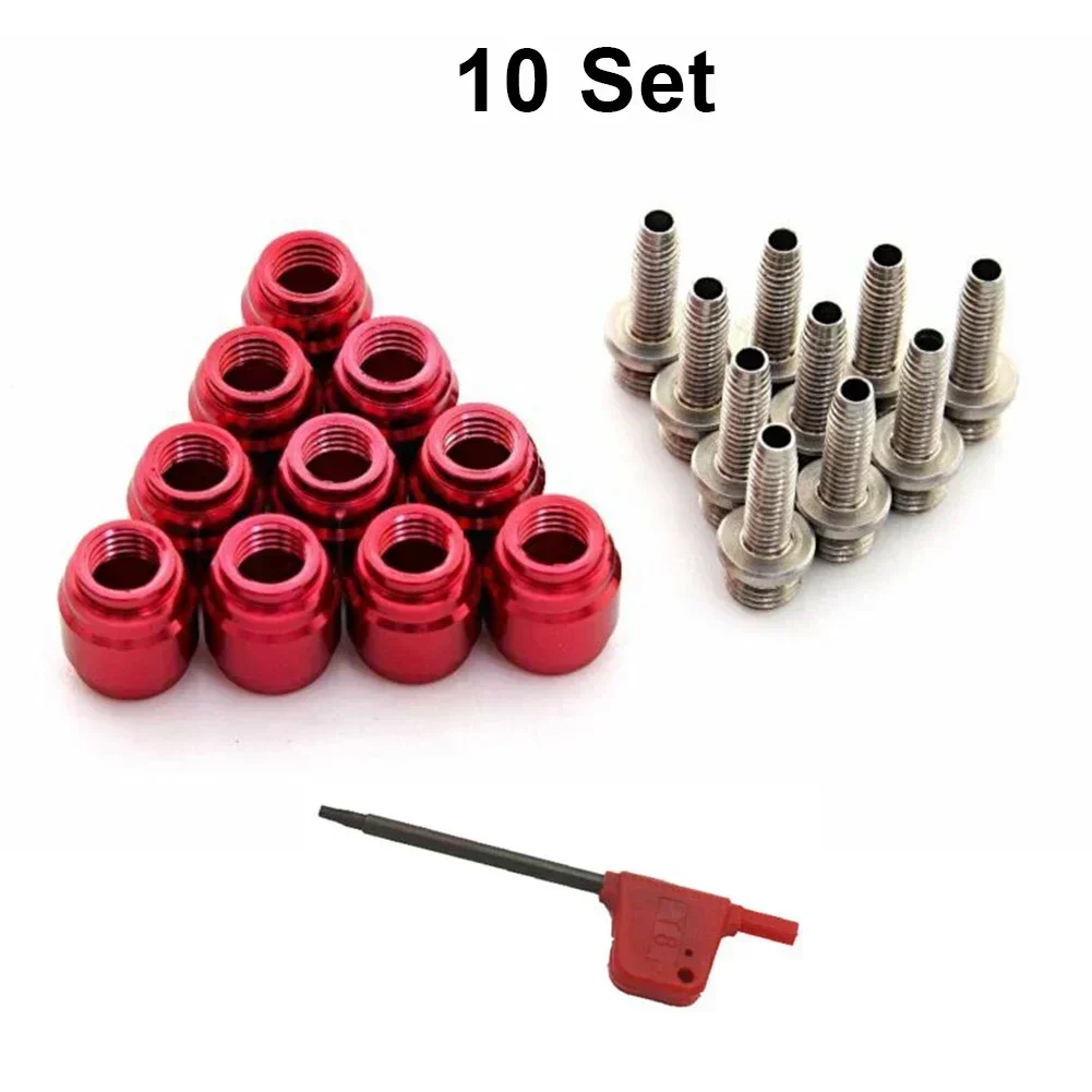 

10Set Bicycle Brake Oil Needle Olive Head With Wrench For StealthamaJig Quick Installation Hydraulic Disc Brake Parts