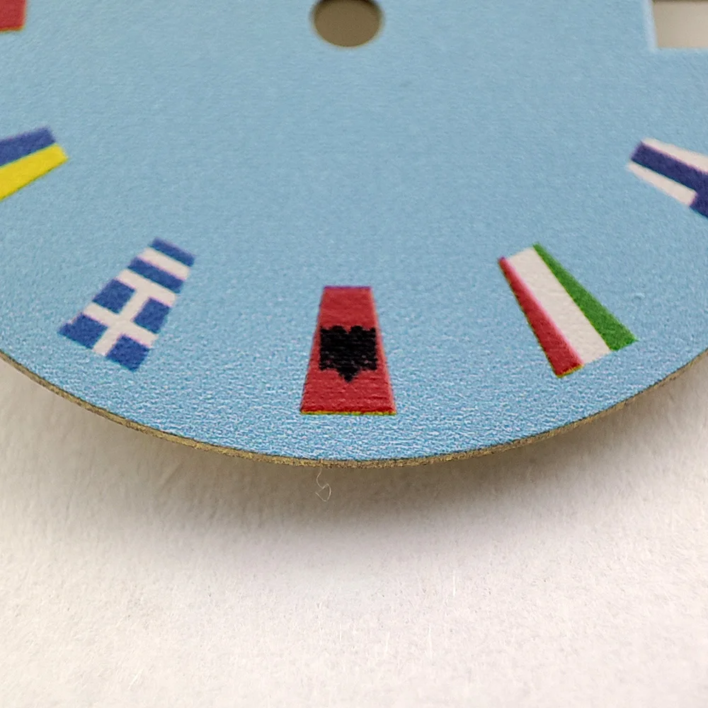 29mm customized Miyota8285 Dialhands up and down dual calendar Flag dial Miyota case 36mm/39mm for the Miyota 8285 movement