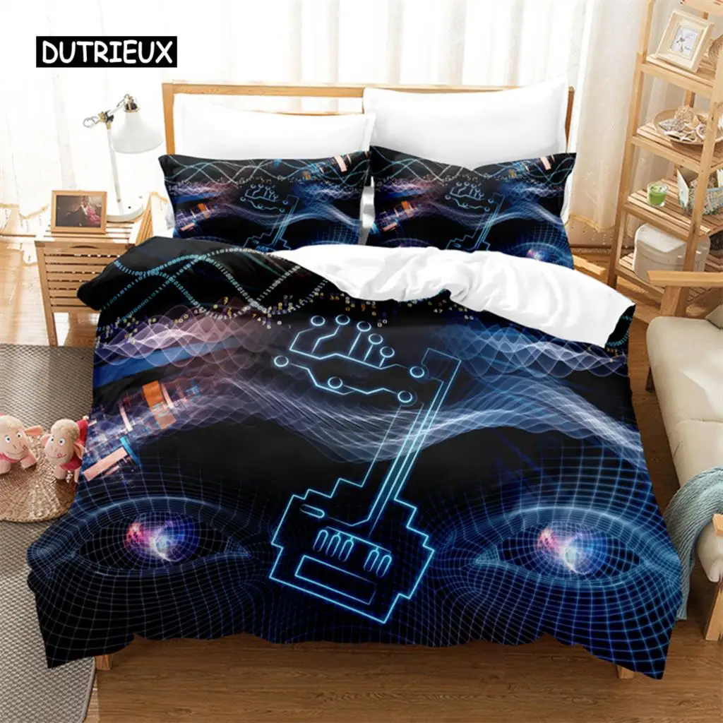 

Science And Technology Bedding Set Duvet Cover Set 3d Bedding Digital Printing Bed Linen Queen Size Bed Set Fashion Design