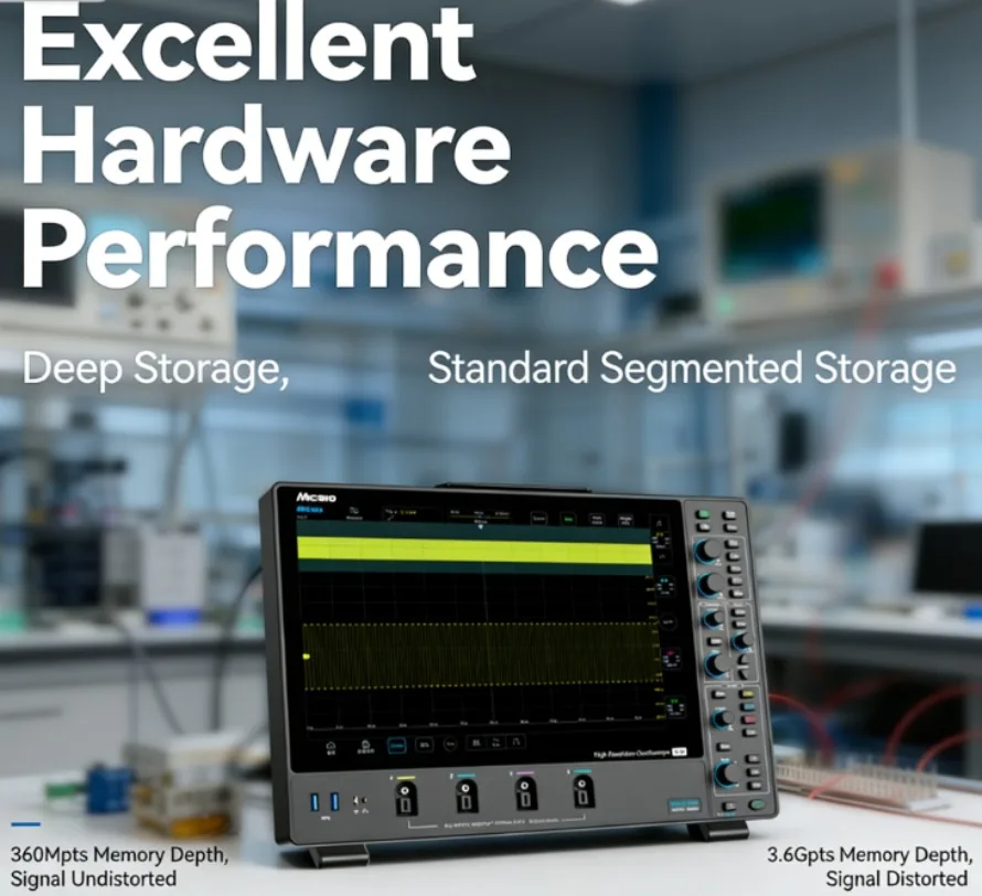 1pc Micsig MHO3-2504 4-channel High-resolution Oscilloscope With Deep Storage And Standard Segmented Storage*SY