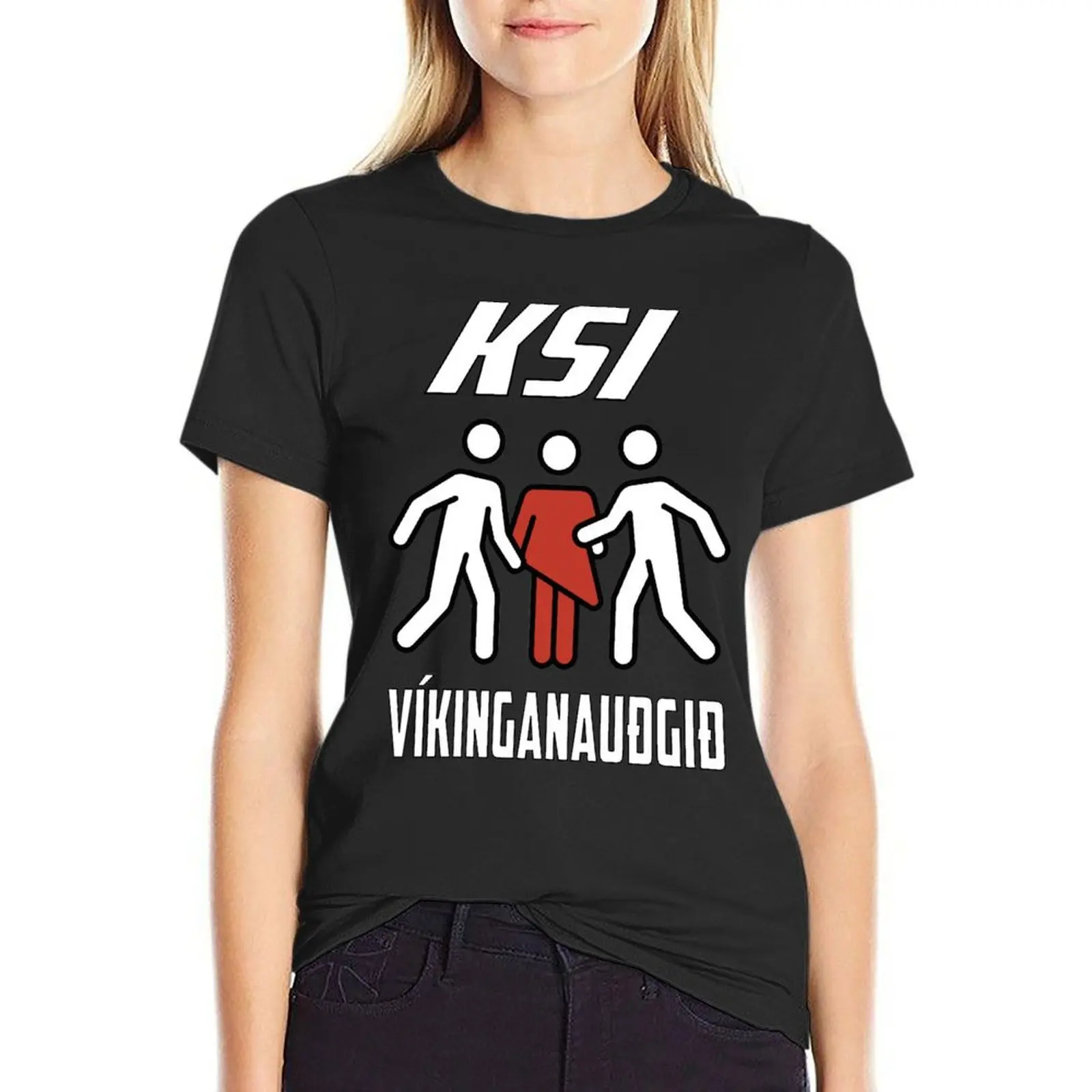 V?KINGANAU?GI? VINS?LA! T-Shirt summer tops lady clothes Short sleeve tee Blouse new edition t shirts for Women