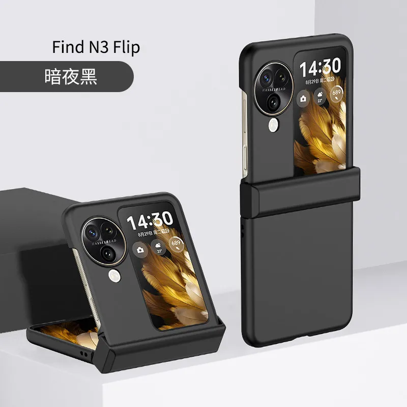 เคสบานพับ PC สีลูกกวาดแฟชั่นสำหรับ Oppo Find N3เคสฝาพับ2023สำหรับ Oppo Find เคส N3Flip เคส N2 Flip n2flip OPPO