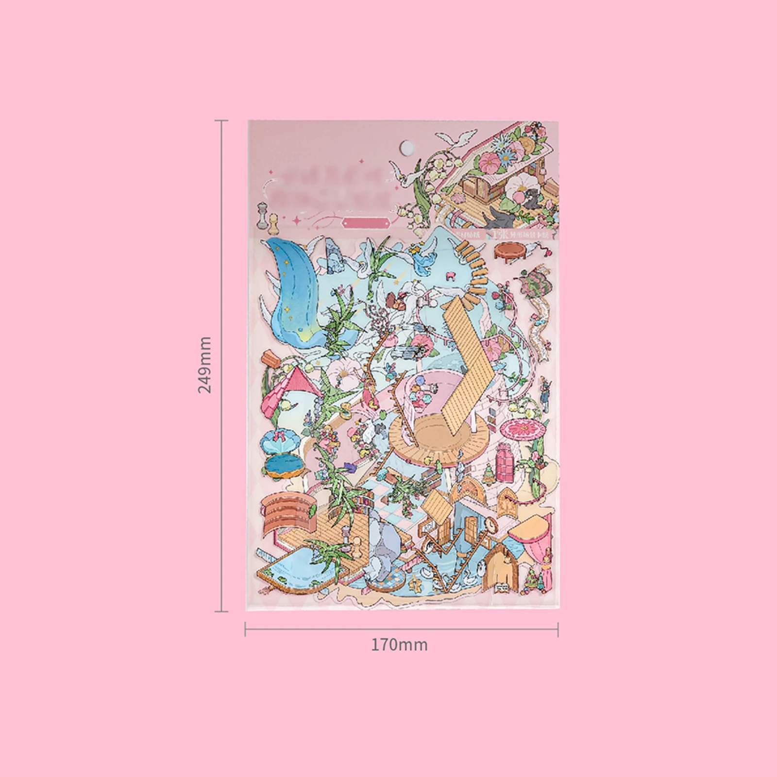 ملصقات منزلية ثلاثية الأبعاد يمكنك صنعها بنفسك، مشهد ملصقات DIY ممتع يجعل منزلًا حكايةك الخيالية، ملصقات مشهد كرتونية لطيفة ثلاثية الأبعاد لتخفيف التوتر للبالغين #6