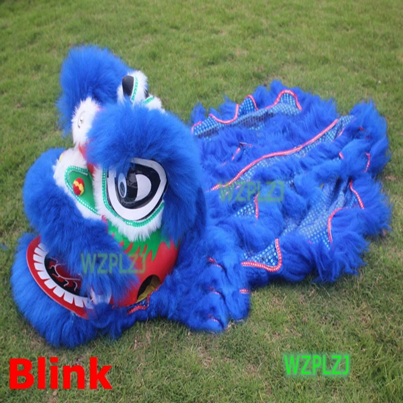 Blink Eyes 12 inch 2-5 Age Lion Dance Costume Cosplay Props Kid Children Toy Party Sport Festival Christmas Outdoor Stage Mascot