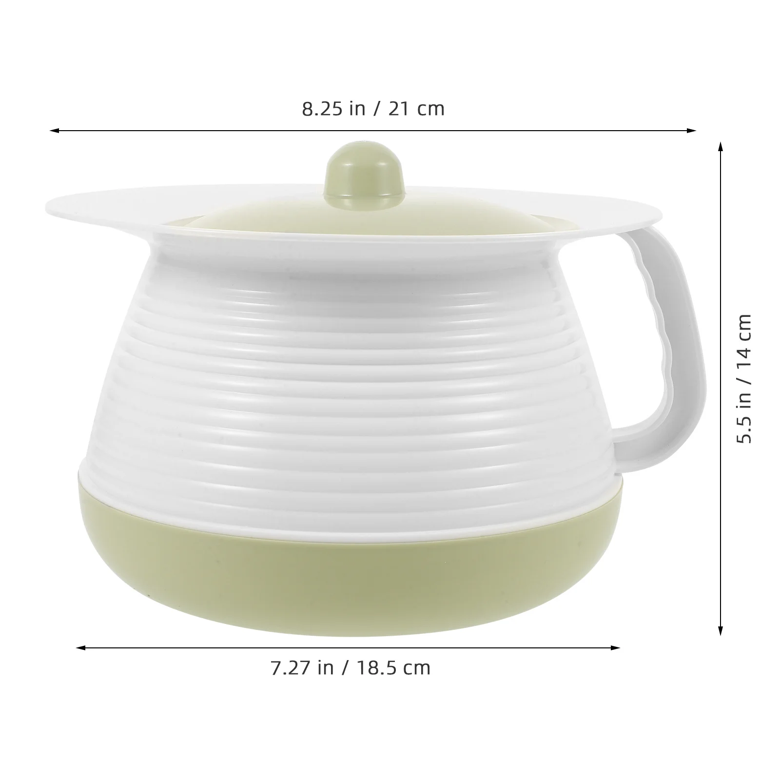 مبصقة بلاستيكية مع غطاء وعاء غرفة المنزل مبولة للأطفال المعاقين المسنين المحمولة المغطاة ليلة مبولة وعاء التبول