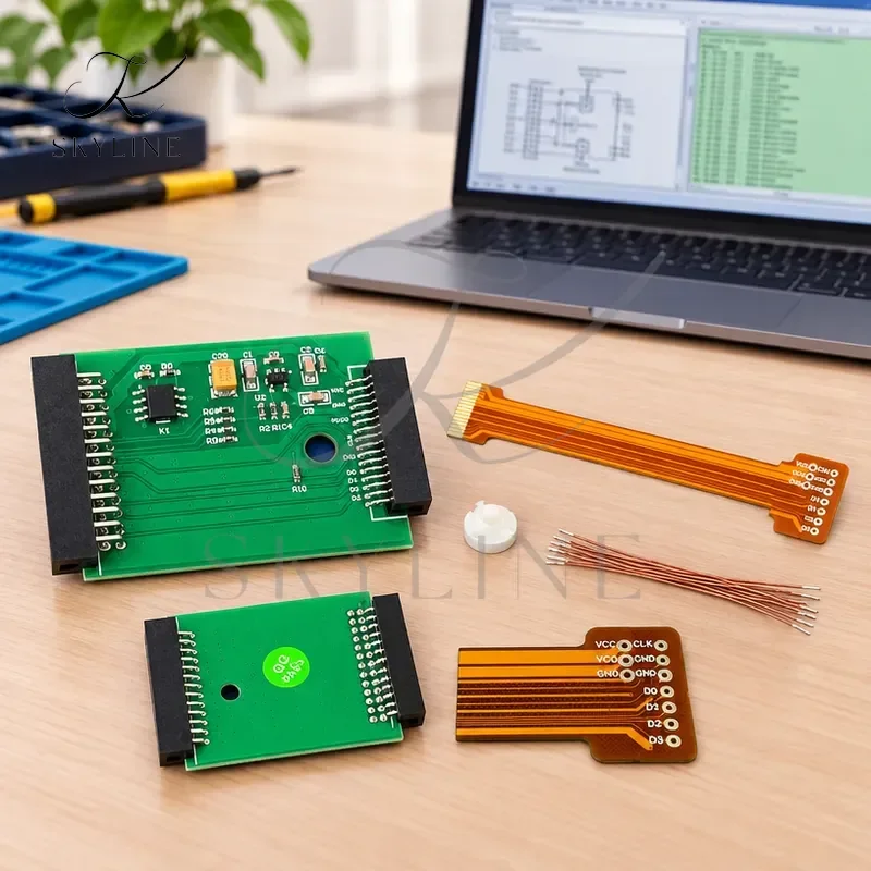 EMMC ISP Connection Cable Special Adapter Board For EMMC In Circuit Programming Compatible With T76 Programmer