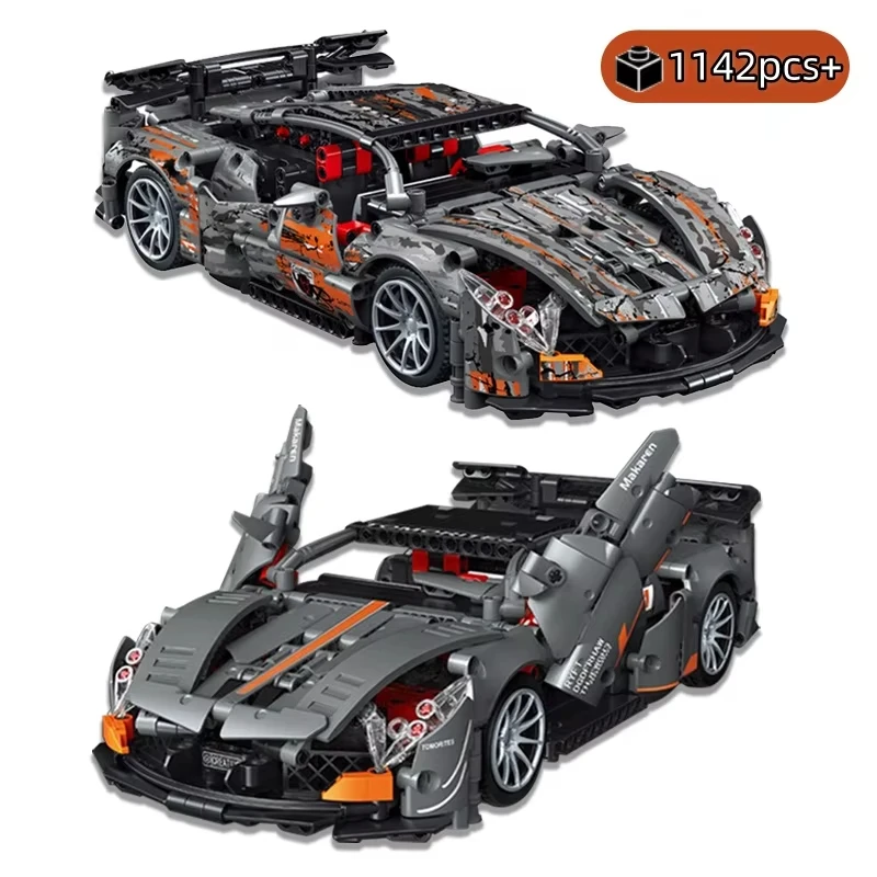 

1142pcs MOC Technical Speed Racing Car C013 Model Building Block Bricks DIY Desktop Deco Toys Birthday Gift For Kids Boys