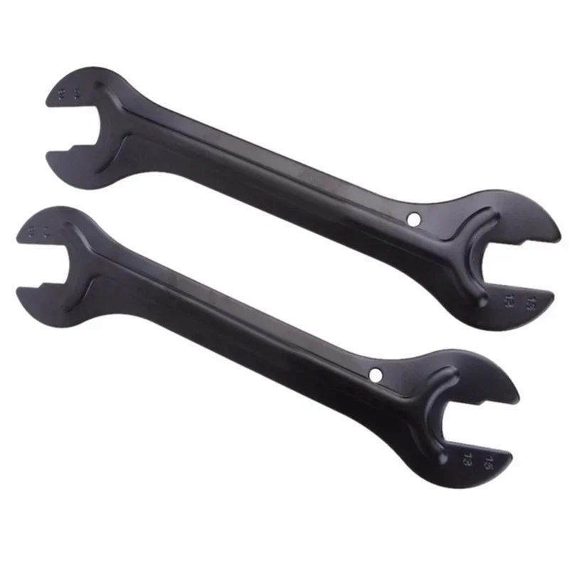 1/2PCS Narzędzie rowerowe 13/15 Mm 14/16 Mm Stalowy klucz rowerowy Głowica rowerowa Otwarty koniec osi Piasta Klucz stożkowy Naprawa rowerów