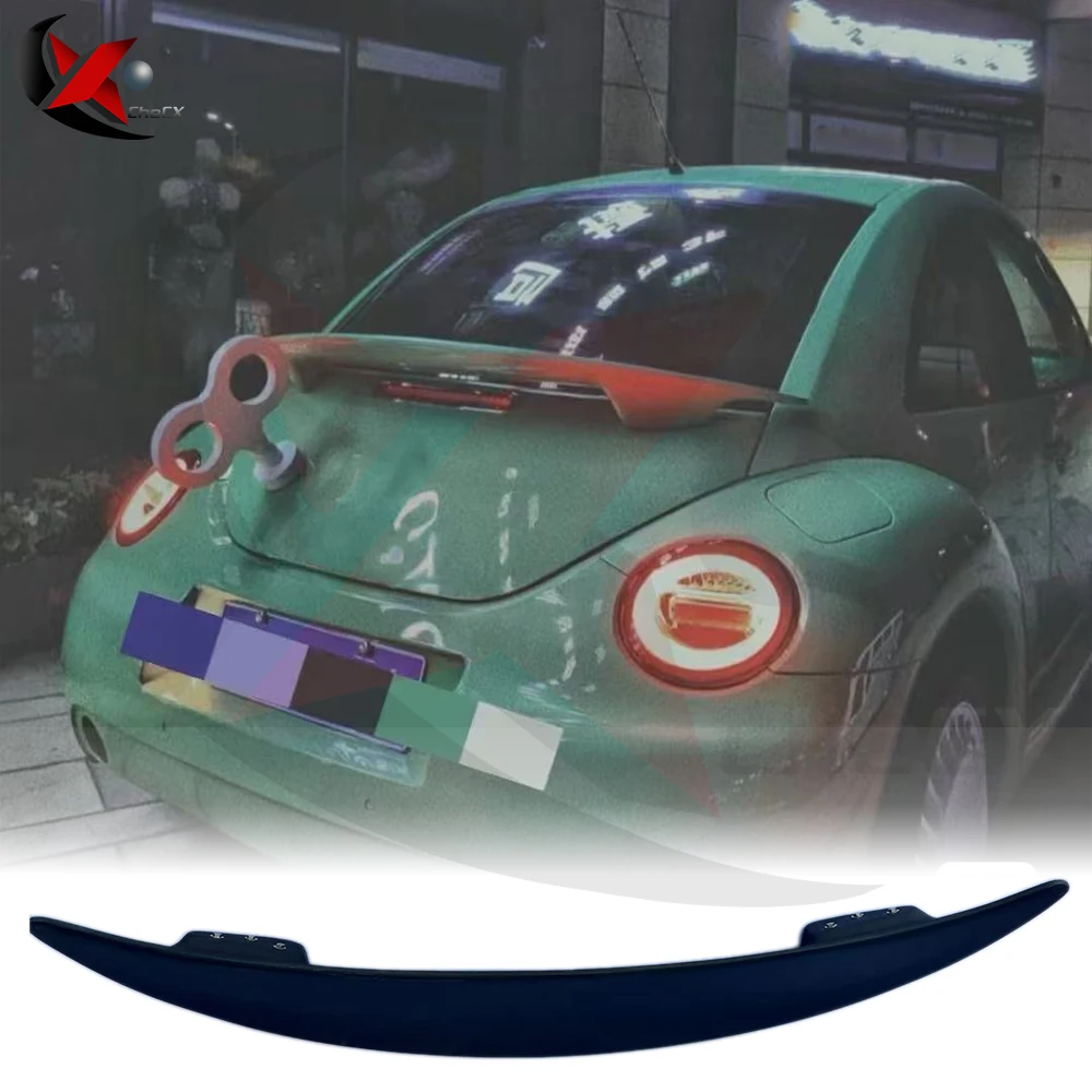 For VW Beetle Spoiler High Quality Carbon Fiber FRP Material Car Rear Wing Spoiler For Volkswagen Beetle Spoiler 1998-2010 - view 5