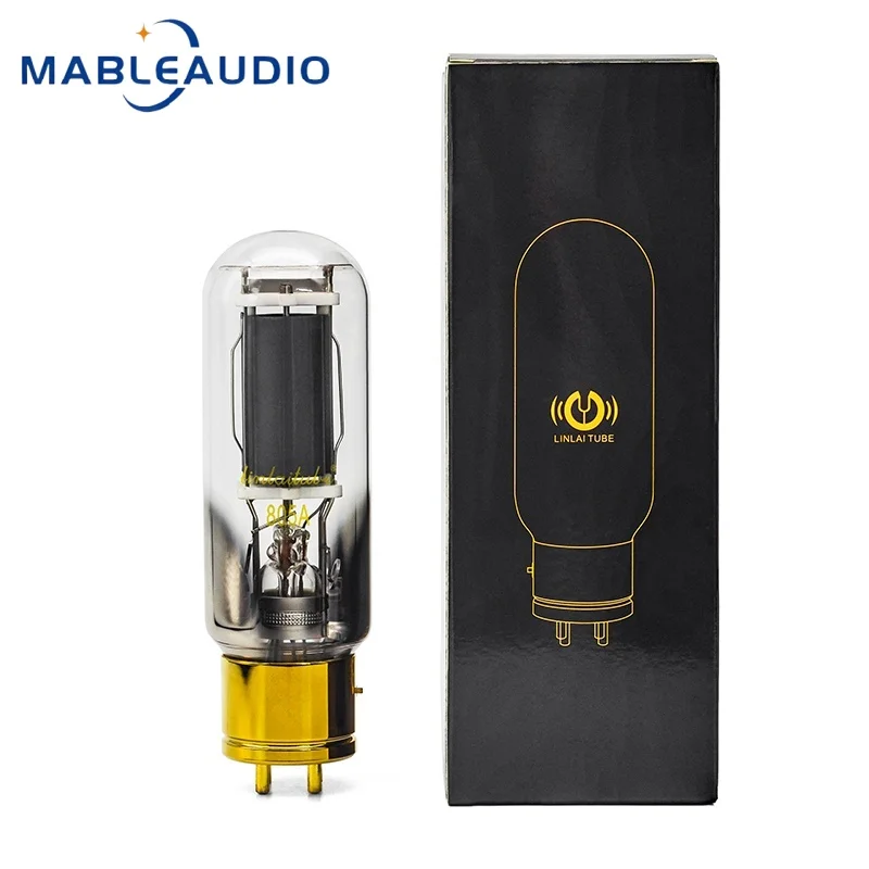 1PC Premium LINLAI 805A Audio Vacuum Valve Tube Matched Pair Gold‑Plated Base for HIFI Tube Power Amplifier