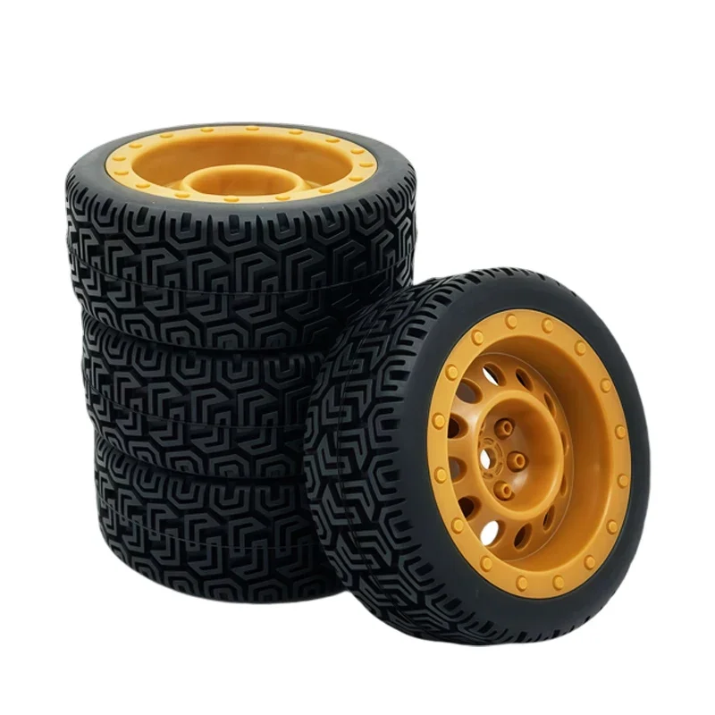 

Радиоуправляемая модель автомобиля 1/10, плоская дорожная гоночная шина TT01, сильная ручка и износостойкая нейлоновая ступица 70 мм