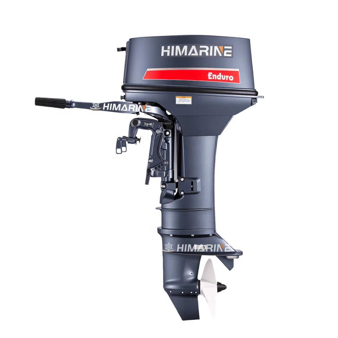 HIMARINE 40HP E40G 2-Stroke Long Shaft Outboard Engine, Reliable & Cost-Effective Boat Motor for Fishing Vessels
