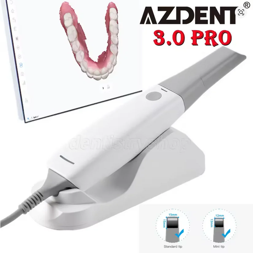

AZDENT Dental Digital Impression Intra-Oral 3D Scanner - with Scanning Real Color