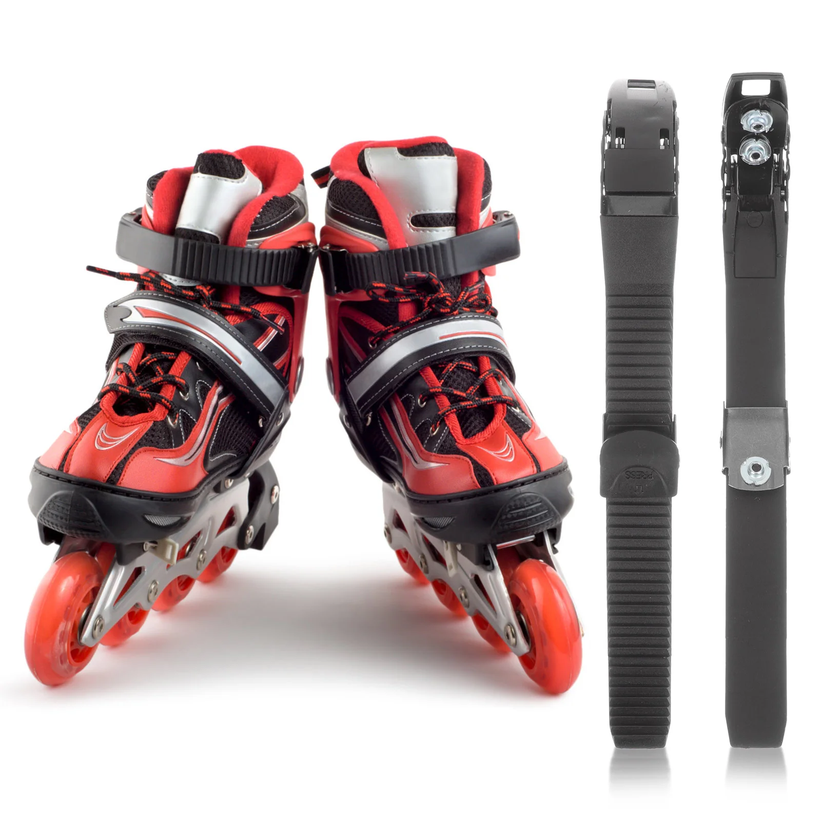 2 Pcs Roller Skate Energy Belt Inline Skates Strap Replaceable Buckle Straps Ice Man