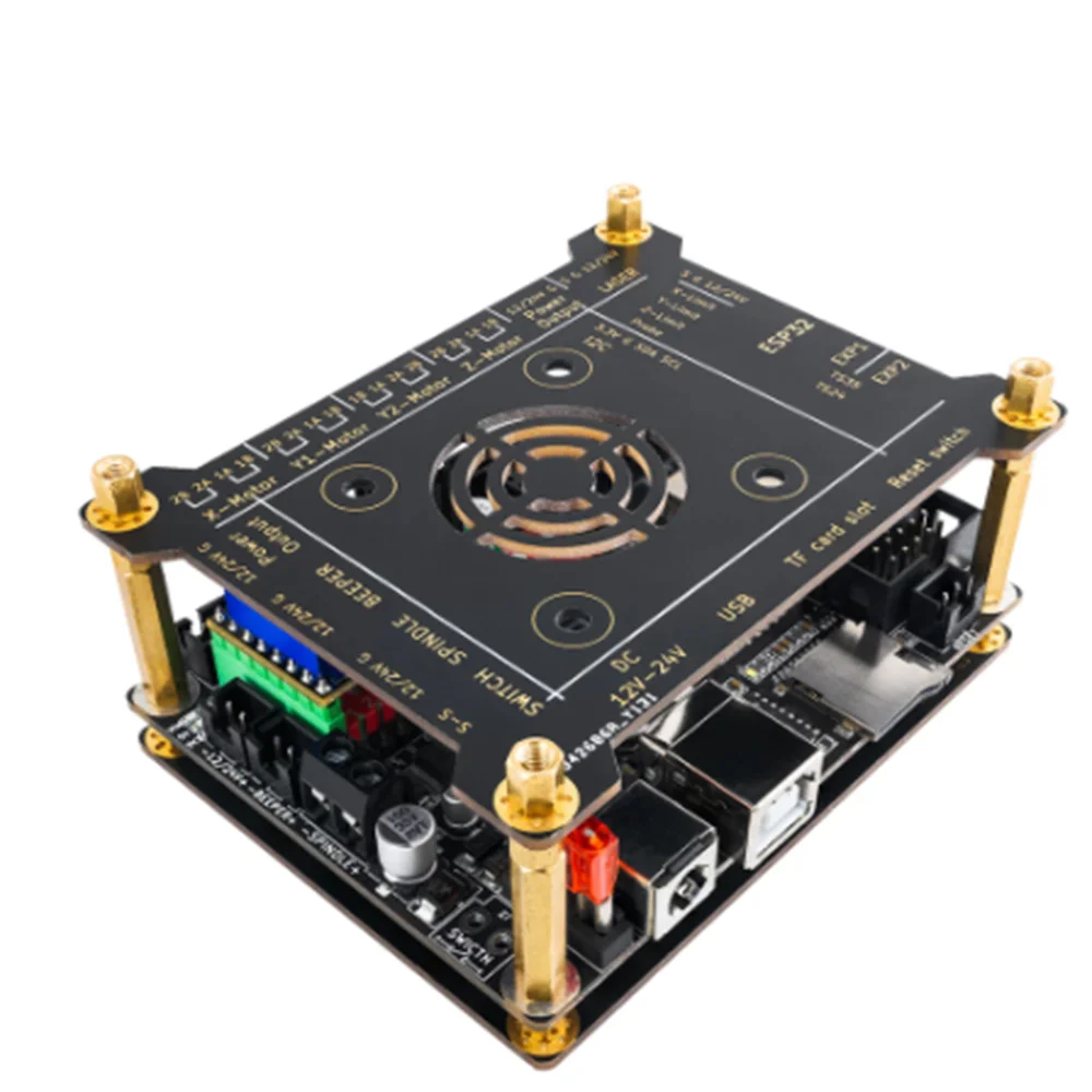 Mesin ukiran Laser Motherboard Makerbase MKS DLC32 V2.1 32Bit papan kontrol Wifi TS24/TS35-R mendukung 20W/40W modul Laser