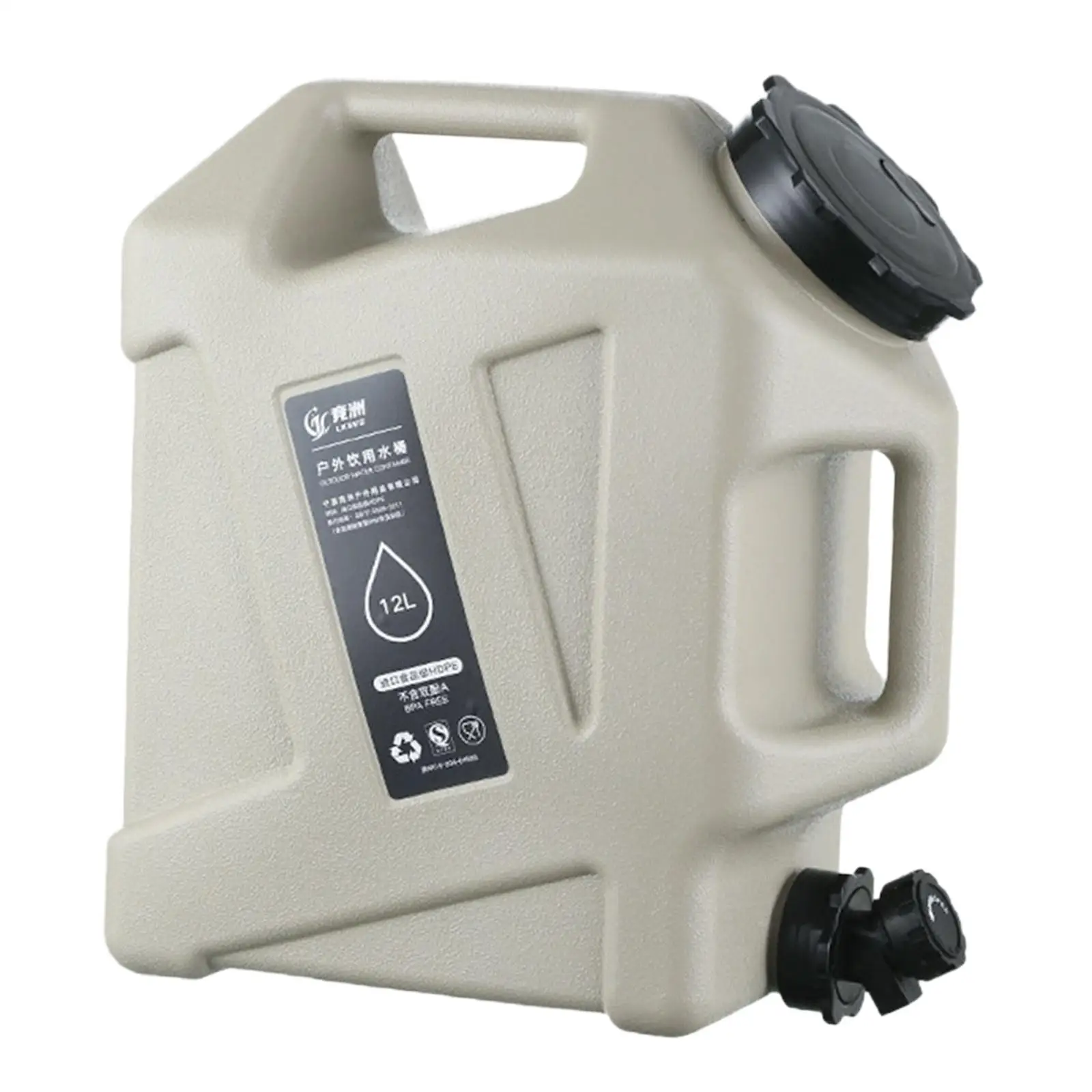 

Water Container with Spigot Camping Water Storage Jug for Driving Emergency