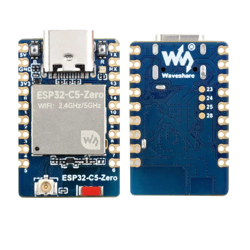 ESP32 C5 Zero Mini Development Board Bulit in 4MB Flash 5GHz RISC V 32bit Supports Dual band WiFi BLE 5 USB Type C